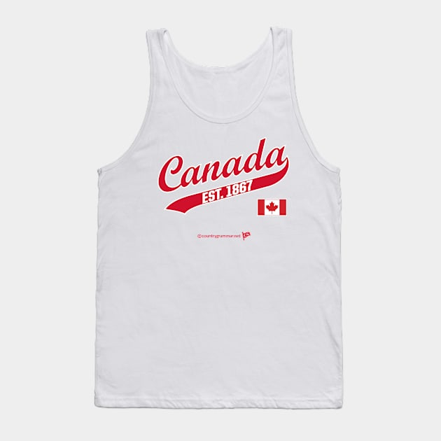 Canada1867 Ultimate Script Tank Top by trevorb74